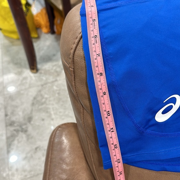 ASICS woman’s running shorts. Neon blue. New with tag. - Picture 8 of 8